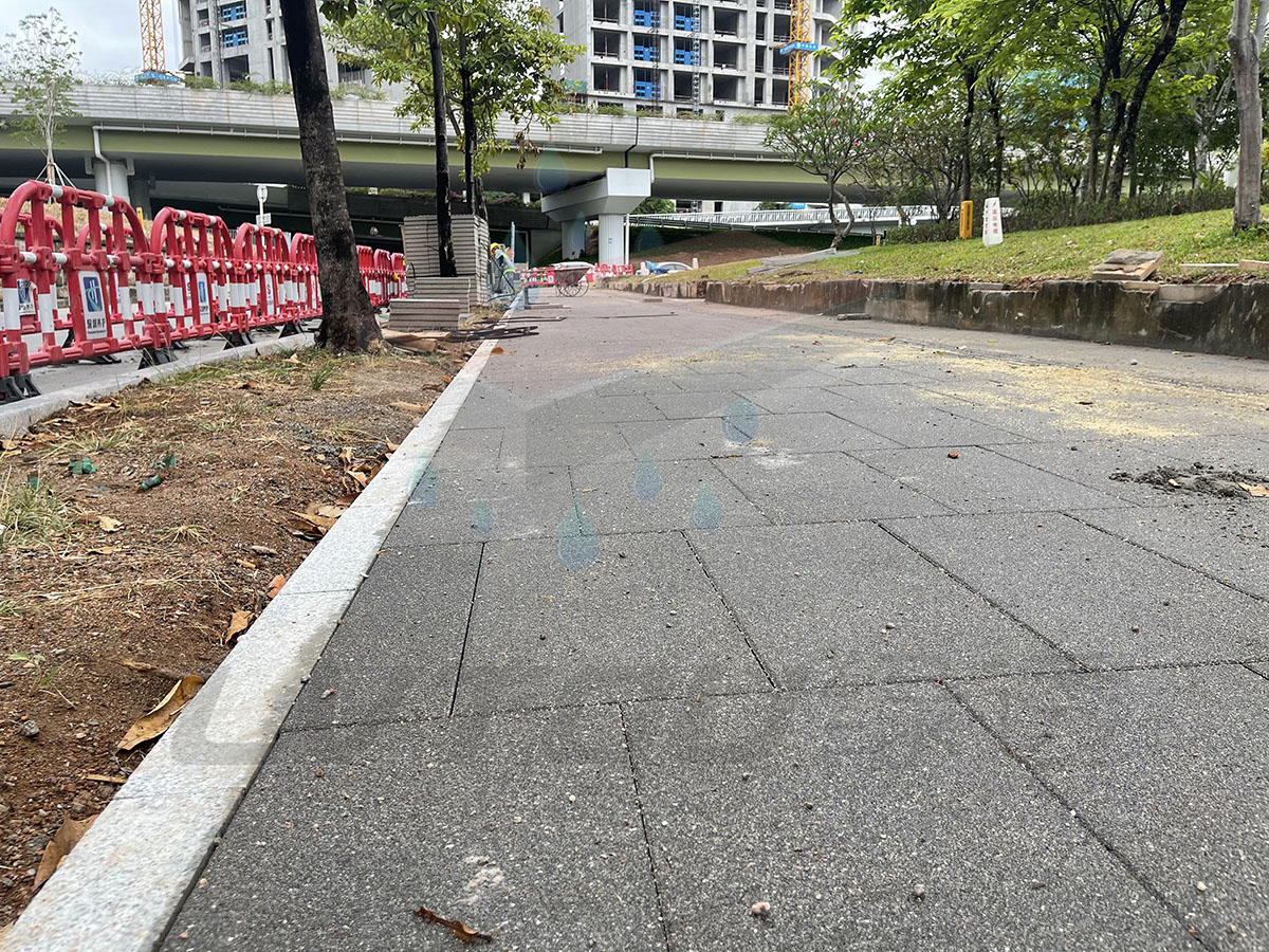 深圳福田北上环立交人行道